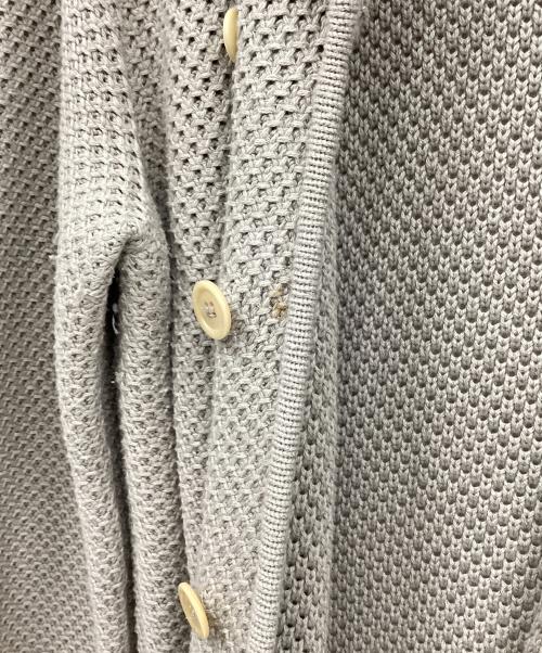 EMPORIO ARMANI（エンポリオ アルマーニ）EMPORIO ARMANI (エンポリオ アルマーニ) ショールカラーカーディガン ライトグレー サイズ:54の古着・服飾アイテム