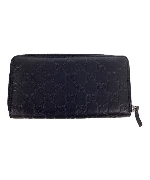GUCCI（グッチ）GUCCI (グッチ) グッチ/グッチシマ/307987/長財布 ブラックの古着・服飾アイテム