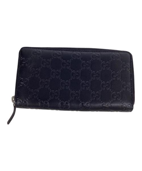 GUCCI（グッチ）GUCCI (グッチ) グッチ/グッチシマ/307987/長財布 ブラックの古着・服飾アイテム