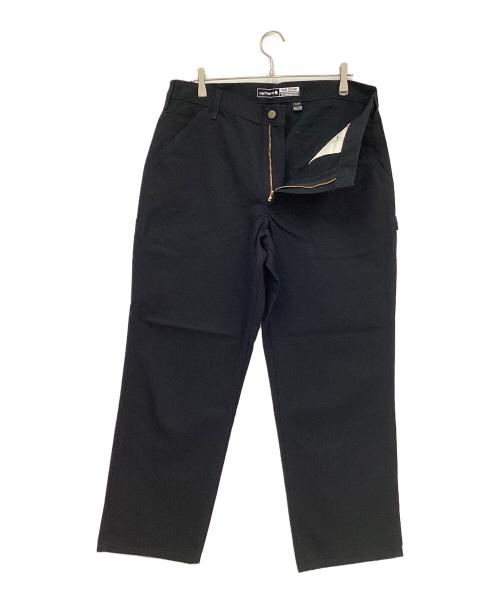 CarHartt（カーハート）CarHartt (カーハート) Loose Fit Washed Duck Utility Work Pant ブラック サイズ:36×30 未使用品の古着・服飾アイテム