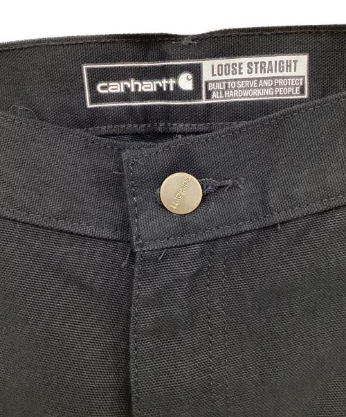 CarHartt（カーハート）CarHartt (カーハート) Loose Fit Washed Duck Utility Work Pant ブラック サイズ:36×30 未使用品の古着・服飾アイテム