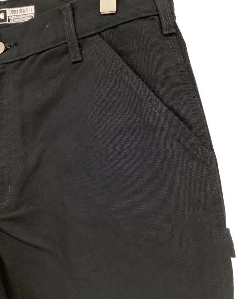 CarHartt（カーハート）CarHartt (カーハート) Loose Fit Washed Duck Utility Work Pant ブラック サイズ:36×30 未使用品の古着・服飾アイテム