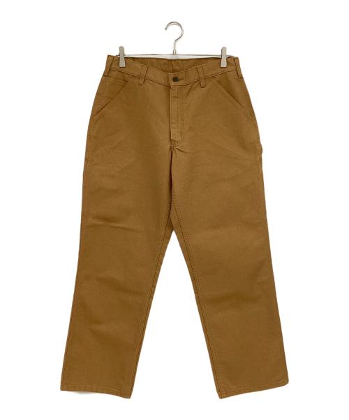 CarHartt（カーハート）CarHartt (カーハート) Loose Fit Washed Duck Utility Work Pant ベージュ サイズ:L 未使用品の古着・服飾アイテム