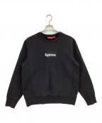 SUPREMEシュプリーム）の古着「Box Logo Crewneck」｜ブラック