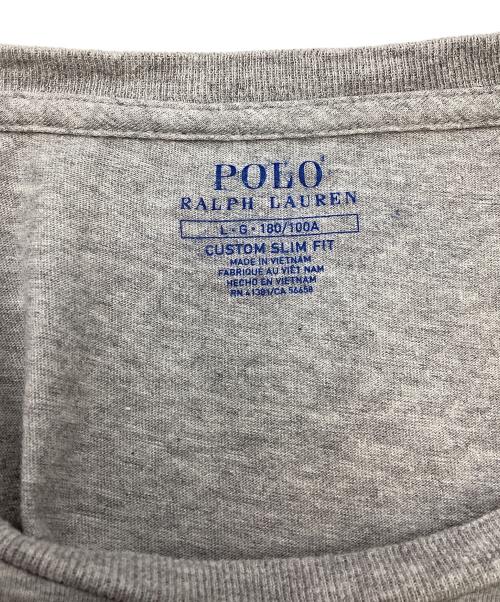 POLO RALPH LAUREN（ポロ・ラルフローレン）POLO RALPH LAUREN (ポロ・ラルフローレン) ポロベアTシャツ グレー サイズ:Lの古着・服飾アイテム
