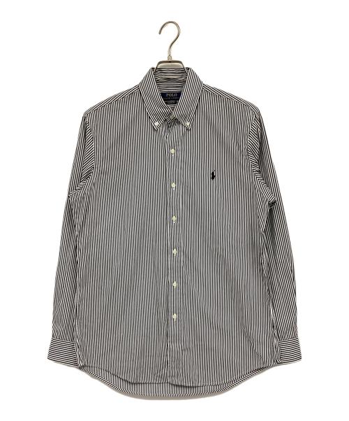 POLO RALPH LAUREN（ポロ・ラルフローレン）POLO RALPH LAUREN (ポロ・ラルフローレン) 長袖シャツ ブラック×ホワイト サイズ:Mの古着・服飾アイテム