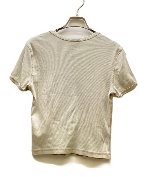 DIESEL（ディーゼル）DIESEL (ディーゼル) 半袖カットソー レッド×グレー サイズ:Mの古着・服飾アイテム