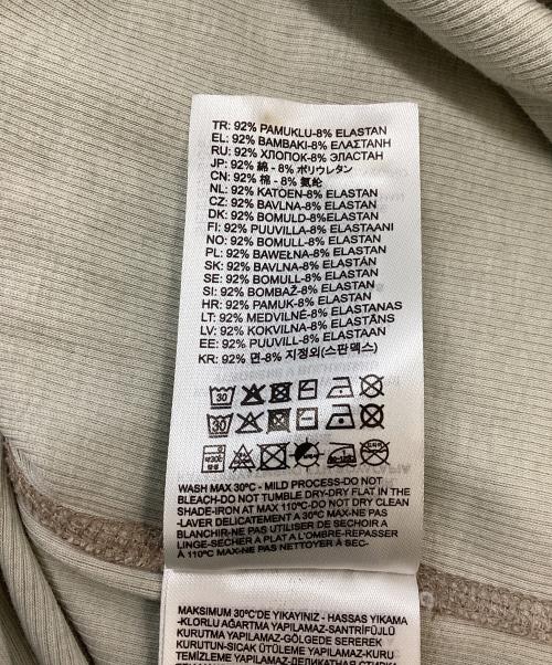 DIESEL（ディーゼル）DIESEL (ディーゼル) 半袖カットソー レッド×グレー サイズ:Mの古着・服飾アイテム