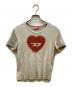 DIESEL（ディーゼル）の古着「半袖カットソー」｜レッド×グレー