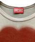 DIESEL (ディーゼル) 半袖カットソー レッド×グレー サイズ:M：9000円