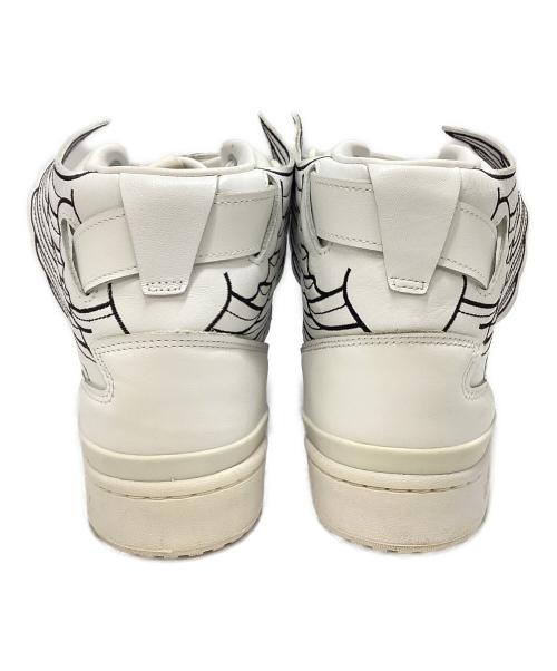 adidas（アディダス）adidas (アディダス) JEREMY SCOTT (ジェレミー スコット) ジェレミースコット  ホワイト×ブラック サイズ:27.5㎝の古着・服飾アイテム