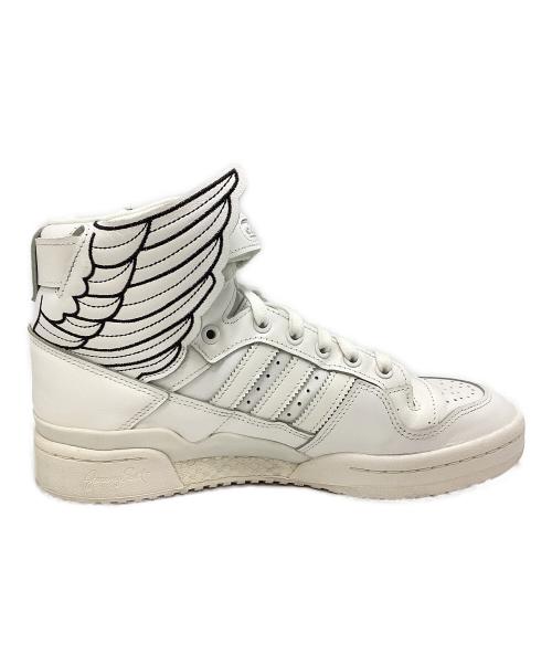 adidas（アディダス）adidas (アディダス) JEREMY SCOTT (ジェレミー スコット) ジェレミースコット  ホワイト×ブラック サイズ:27.5㎝の古着・服飾アイテム