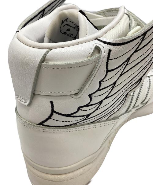 adidas（アディダス）adidas (アディダス) JEREMY SCOTT (ジェレミー スコット) ジェレミースコット  ホワイト×ブラック サイズ:27.5㎝の古着・服飾アイテム