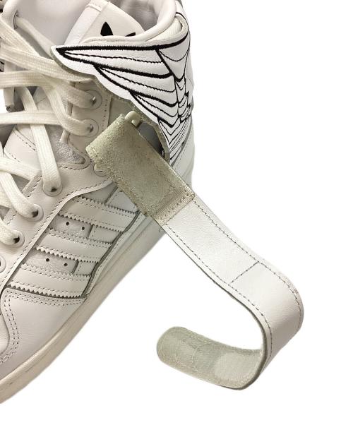 adidas（アディダス）adidas (アディダス) JEREMY SCOTT (ジェレミー スコット) ジェレミースコット  ホワイト×ブラック サイズ:27.5㎝の古着・服飾アイテム