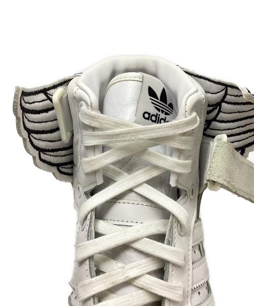 adidas（アディダス）adidas (アディダス) JEREMY SCOTT (ジェレミー スコット) ジェレミースコット  ホワイト×ブラック サイズ:27.5㎝の古着・服飾アイテム