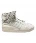中古・古着 adidas (アディダス) JEREMY SCOTT (ジェレミー スコット) ジェレミースコット  ホワイト×ブラック サイズ:27.5㎝：22000円