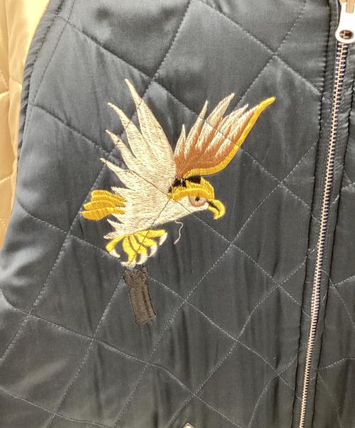 AVIREX（アヴィレックス）AVIREX (アヴィレックス) スカジャン ブルー×ブラック サイズ:Ⅿの古着・服飾アイテム