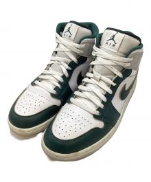 NIKE（ナイキ）の古着「AIR JORDAN 1 MID」｜グリーン×ホワイト