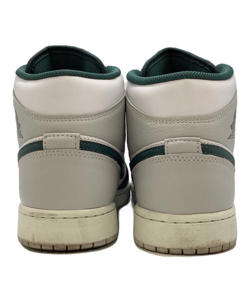 NIKE（ナイキ）NIKE (ナイキ) AIR JORDAN 1 MID グリーン×ホワイト サイズ:28㎝の古着・服飾アイテム