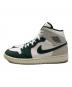 NIKE (ナイキ) AIR JORDAN 1 MID グリーン×ホワイト サイズ:28㎝：6000円
