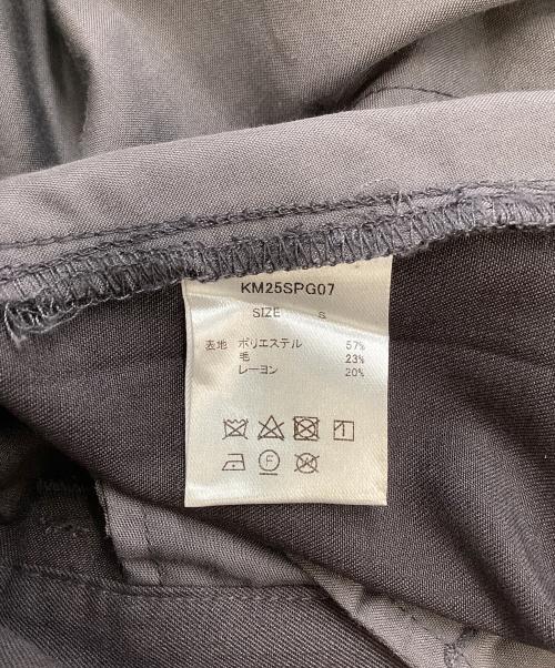 kunth marf（クヌースマーフ）kunth marf (クヌースマーフ) slit deformed pants グレー サイズ:Sの古着・服飾アイテム