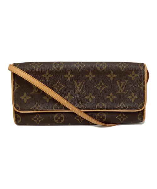 LOUIS VUITTON（ルイ ヴィトン）LOUIS VUITTON (ルイ ヴィトン) ルイヴィトン/モノグラム/ポシェットツインGM/M51852/ポシェット ブラウンの古着・服飾アイテム