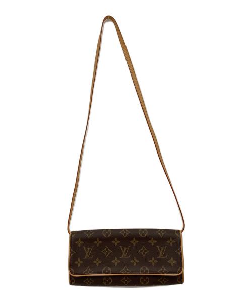 LOUIS VUITTON（ルイ ヴィトン）LOUIS VUITTON (ルイ ヴィトン) ルイヴィトン/モノグラム/ポシェットツインGM/M51852/ポシェット ブラウンの古着・服飾アイテム