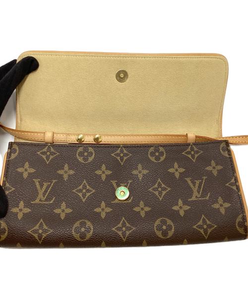 LOUIS VUITTON（ルイ ヴィトン）LOUIS VUITTON (ルイ ヴィトン) ルイヴィトン/モノグラム/ポシェットツインGM/M51852/ポシェット ブラウンの古着・服飾アイテム