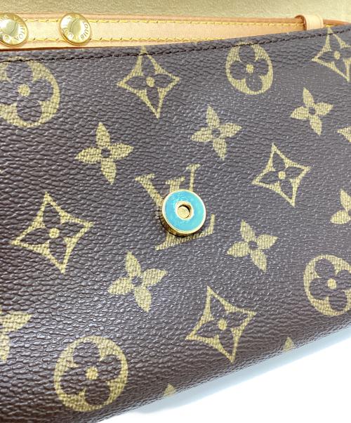 LOUIS VUITTON（ルイ ヴィトン）LOUIS VUITTON (ルイ ヴィトン) ルイヴィトン/モノグラム/ポシェットツインGM/M51852/ポシェット ブラウンの古着・服飾アイテム