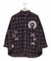 GALFY（ガルフィー）の古着「長袖シャツ」｜ブラウン×ブラック