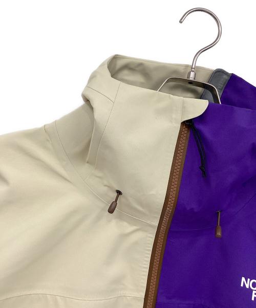THE NORTH FACE（ザ ノース フェイス）THE NORTH FACE (ザ ノース フェイス) SUPREME (シュプリーム) スプリットテイプトシームシェルジャケット パープル×アイボリー サイズ:XLの古着・服飾アイテム