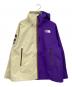 THE NORTH FACE（ザ ノース フェイス）の古着「スプリットテイプトシームシェルジャケット」｜パープル×アイボリー