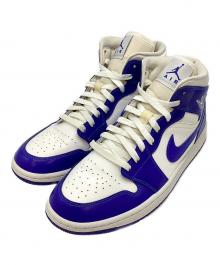 NIKE（ナイキ）の古着「Air Jordan 1 Mid "Kentucky Blue"」｜ブルー×ホワイト
