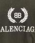中古・古着 BALENCIAGA (バレンシアガ) BBロゴプリントTシャツ ブラック サイズ:M：15000円