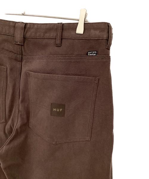 HUF（ハフ）HUF (ハフ) MASON PANT ブラウン サイズ:34の古着・服飾アイテム