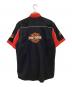 HARLEY-DAVIDSON (ハーレーダビッドソン) 半袖シャツ ブラック×レッド サイズ:XL：8000円