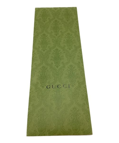GUCCI（グッチ）GUCCI (グッチ) グッチ/ネクタイ パープル×ベージュ サイズ:148cm 未使用品の古着・服飾アイテム