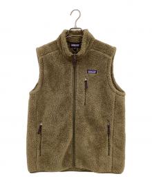 Patagonia（パタゴニア）の古着「フリースベスト」｜カーキ