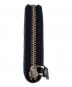 GUCCI (グッチ) グッチ/449391/ラウンドファスナー長財布 ブラック×ゴールド：15000円