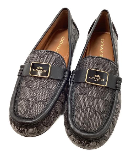 COACH（コーチ）COACH (コーチ) ドライビングシューズ ブラック サイズ:23.5㎝の古着・服飾アイテム