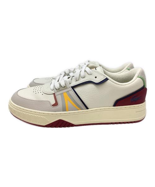 LACOSTE（ラコステ）LACOSTE (ラコステ) ローカットスニーカー ホワイト×レッド サイズ:28㎝の古着・服飾アイテム
