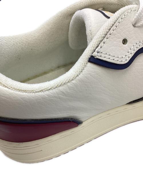 LACOSTE（ラコステ）LACOSTE (ラコステ) ローカットスニーカー ホワイト×レッド サイズ:28㎝の古着・服飾アイテム