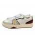 LACOSTE (ラコステ) ローカットスニーカー ホワイト×レッド サイズ:28㎝：7000円