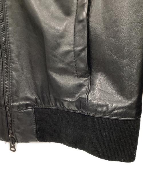 Shama（シャマ）Shama (シャマ) カウレザージャケット ブラック サイズ:42の古着・服飾アイテム
