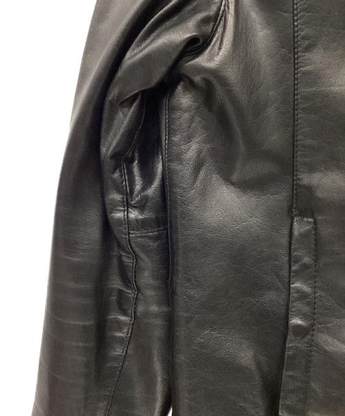Shama（シャマ）Shama (シャマ) カウレザージャケット ブラック サイズ:42の古着・服飾アイテム