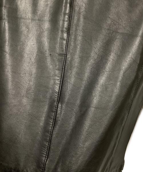 Shama（シャマ）Shama (シャマ) カウレザージャケット ブラック サイズ:42の古着・服飾アイテム