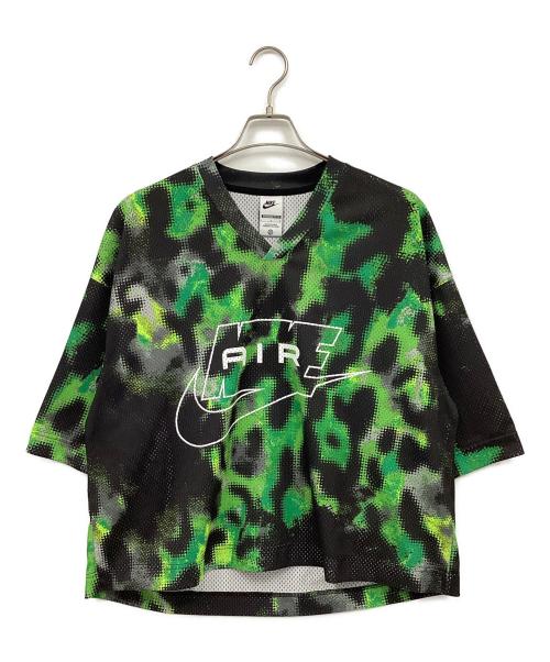 NIKE（ナイキ）NIKE (ナイキ) 半袖カットソー グリーン×ブラック サイズ:Lの古着・服飾アイテム