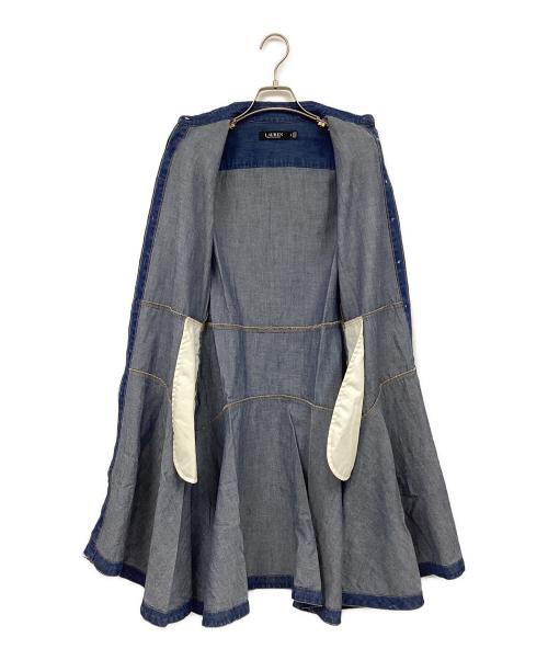 RALPH LAUREN（ラルフローレン）RALPH LAUREN (ラルフローレン) 長袖ワンピース インディゴの古着・服飾アイテム