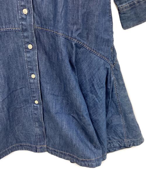 RALPH LAUREN（ラルフローレン）RALPH LAUREN (ラルフローレン) 長袖ワンピース インディゴの古着・服飾アイテム