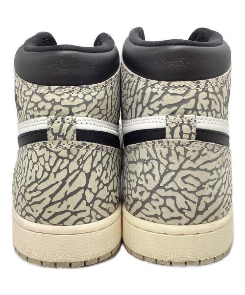 NIKE（ナイキ）NIKE (ナイキ) AIR JORDAN 1 RETRO HIGH OG グレー×ホワイト サイズ:27㎝の古着・服飾アイテム